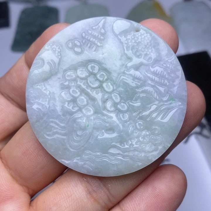 颈饰未镶嵌翡翠翡翠