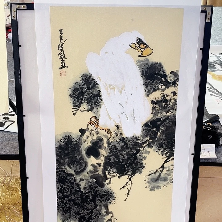 国画张圣敏先生纯手绘作品