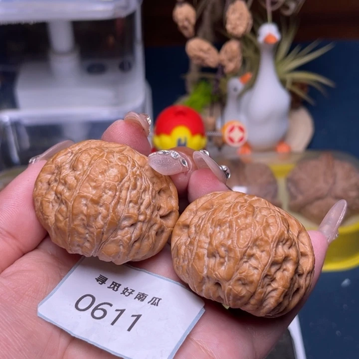 把件文玩核桃南瓜墩43-0611