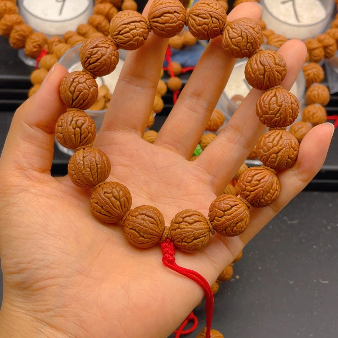 一***肉桃核吊坠见健健康康3