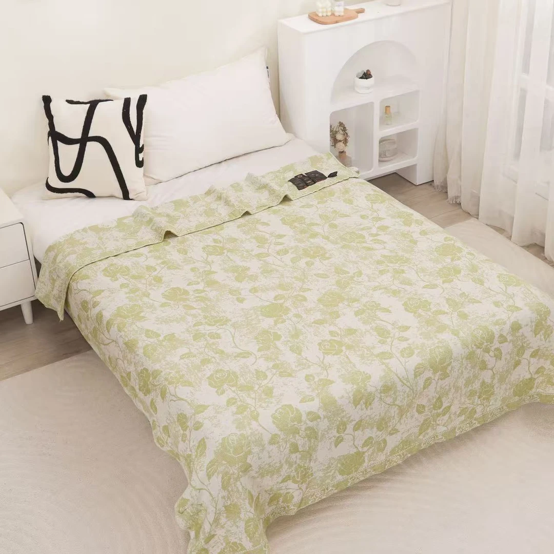 【DADONG·青枝柔梦】200*230麻床盖轻奢多功能可机洗