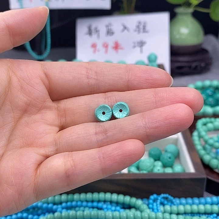 ****人湖北精品羽毛扣8mm一对