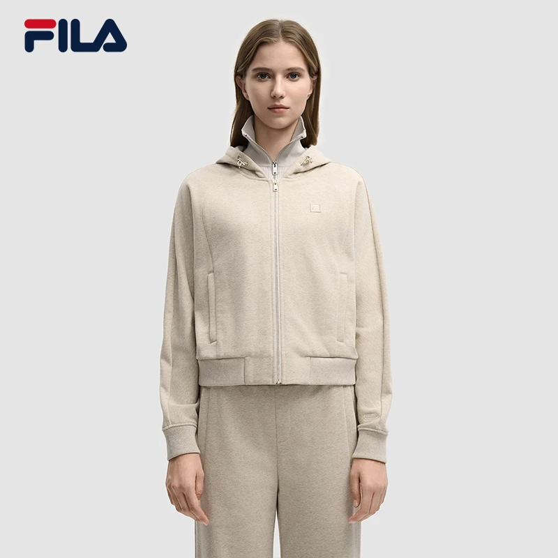 Fila/斐乐女款秋季外套【连帽运动】简约显瘦轻盈上衣F11W545501F