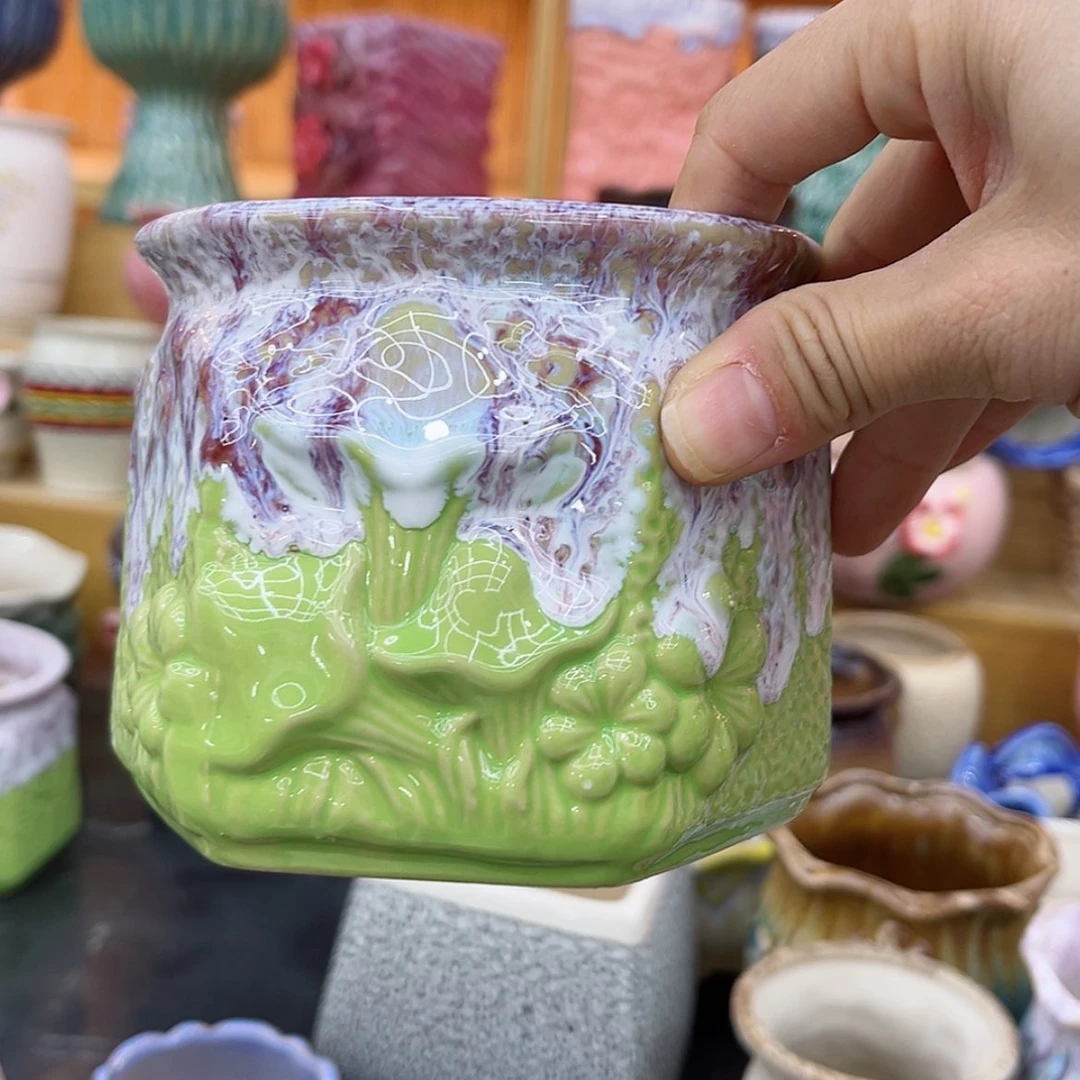 【闪购商品】陶瓷花盆