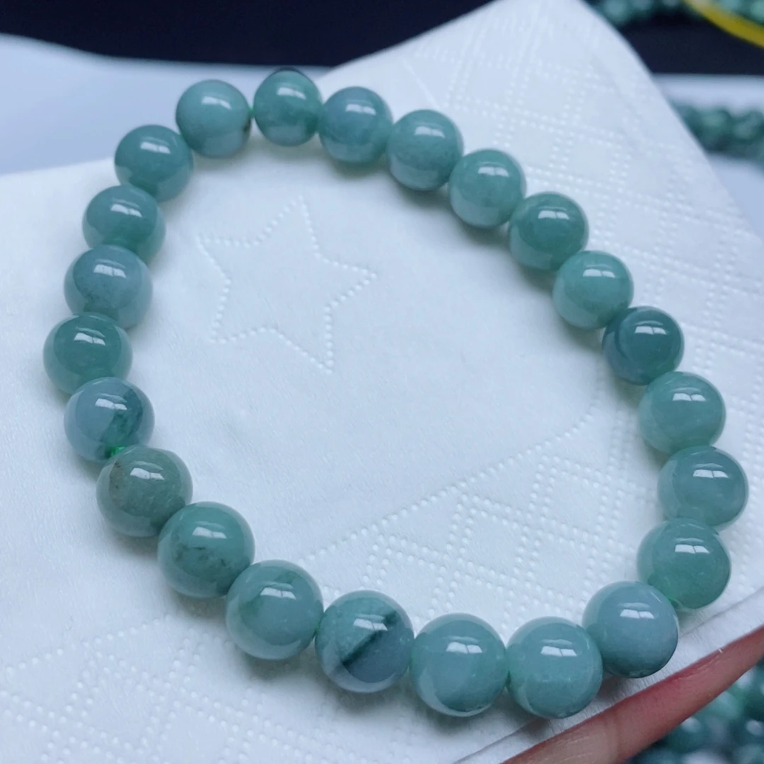 翡翠未镶嵌颈饰手串