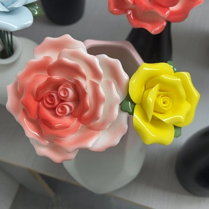 陶瓷手工制作陶瓷花