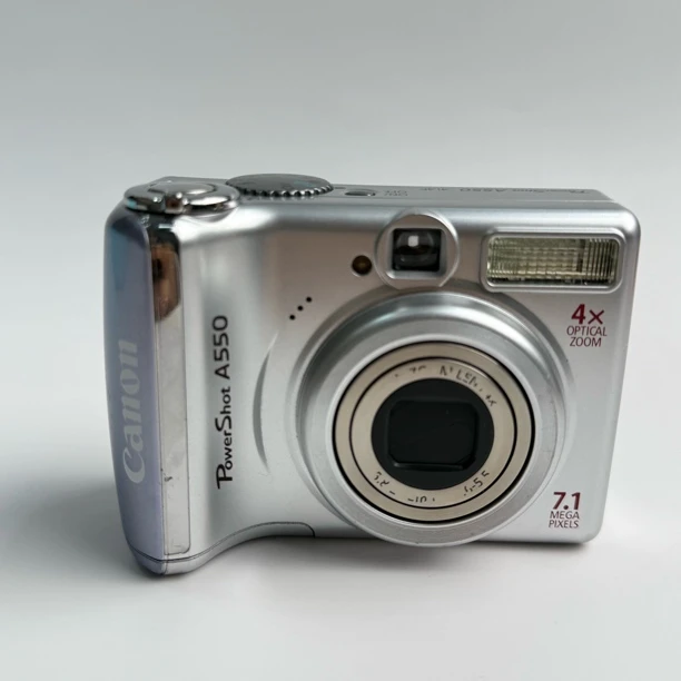 95新 Canon/佳能 a550银色电池自备爆款710万像素4倍变焦复古ccd