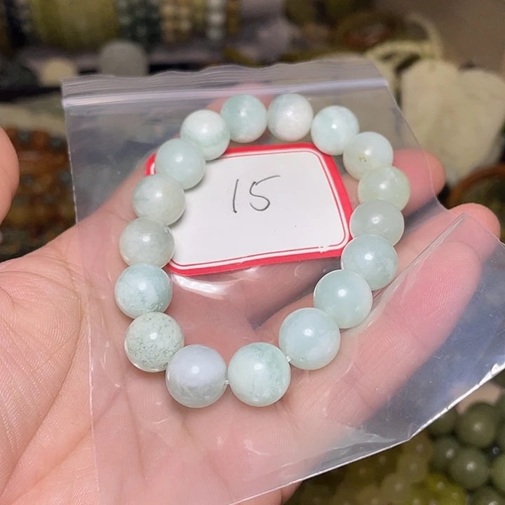 蛇纹石玉未镶嵌手链