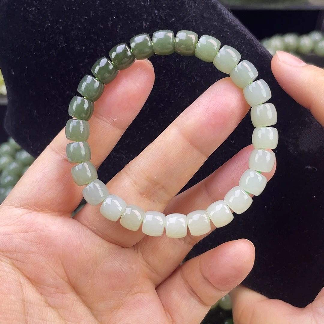 和田玉未镶嵌手链