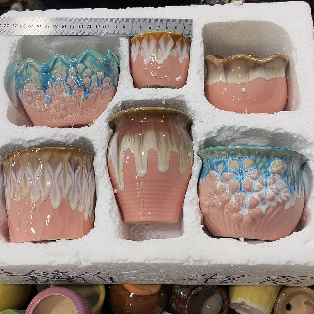 陶瓷高温陶瓷多肉花盆