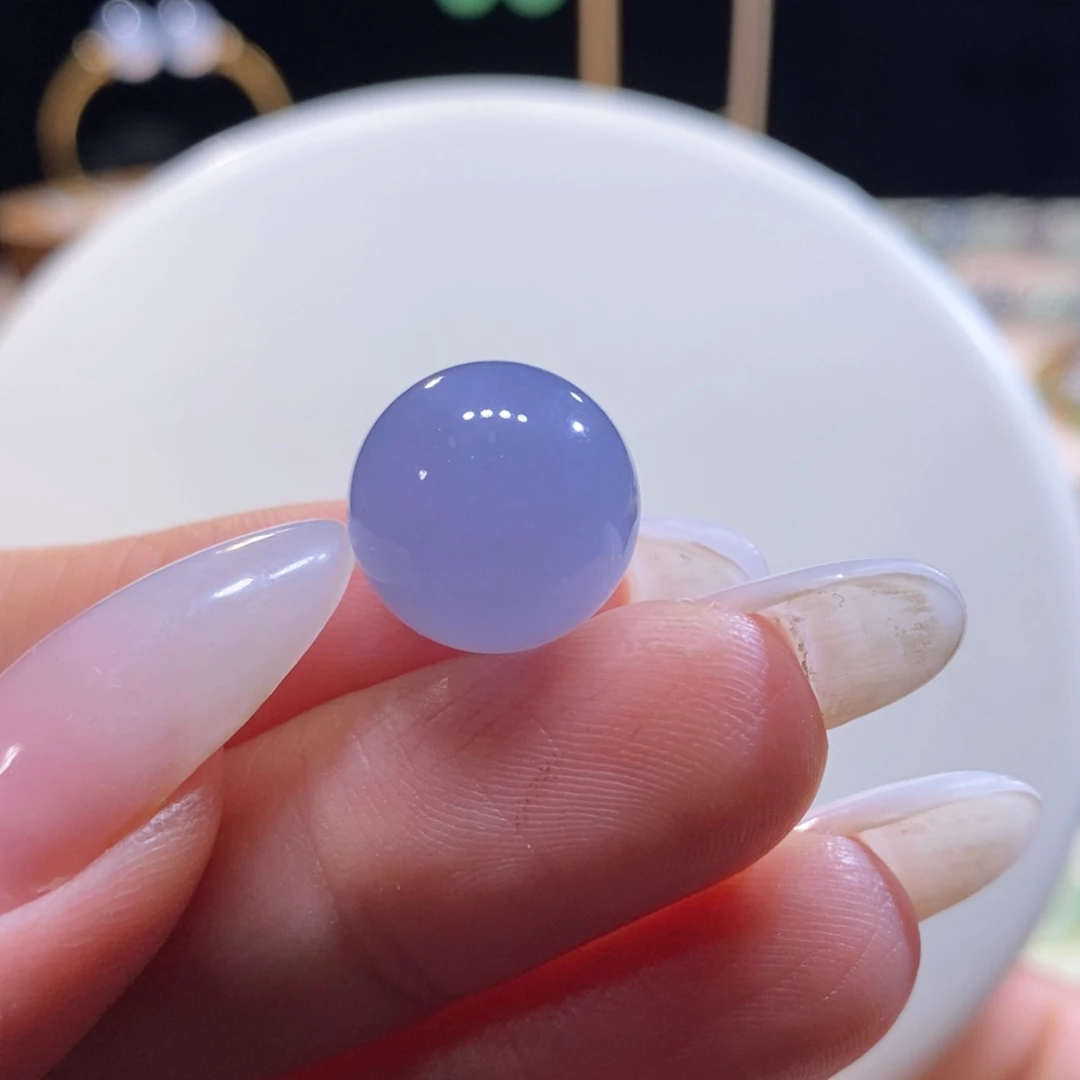 翡翠未镶嵌颈饰翡翠大紫珠（放漏买断价）