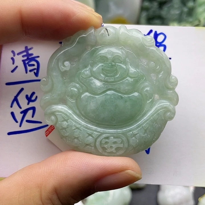 颈饰未镶嵌翡翠天然翡翠