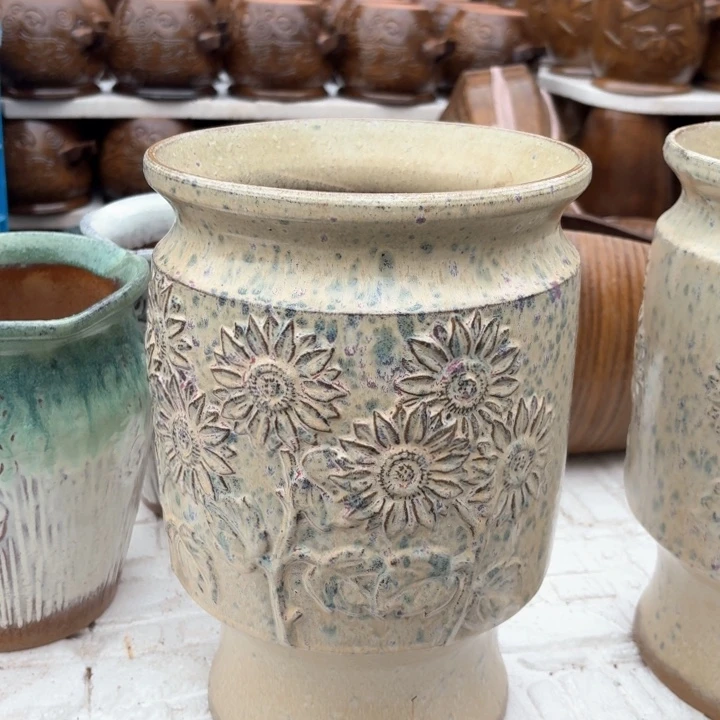 紫砂花盆口径21/31有孔