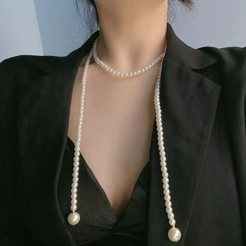 3034流苏长款毛衣链