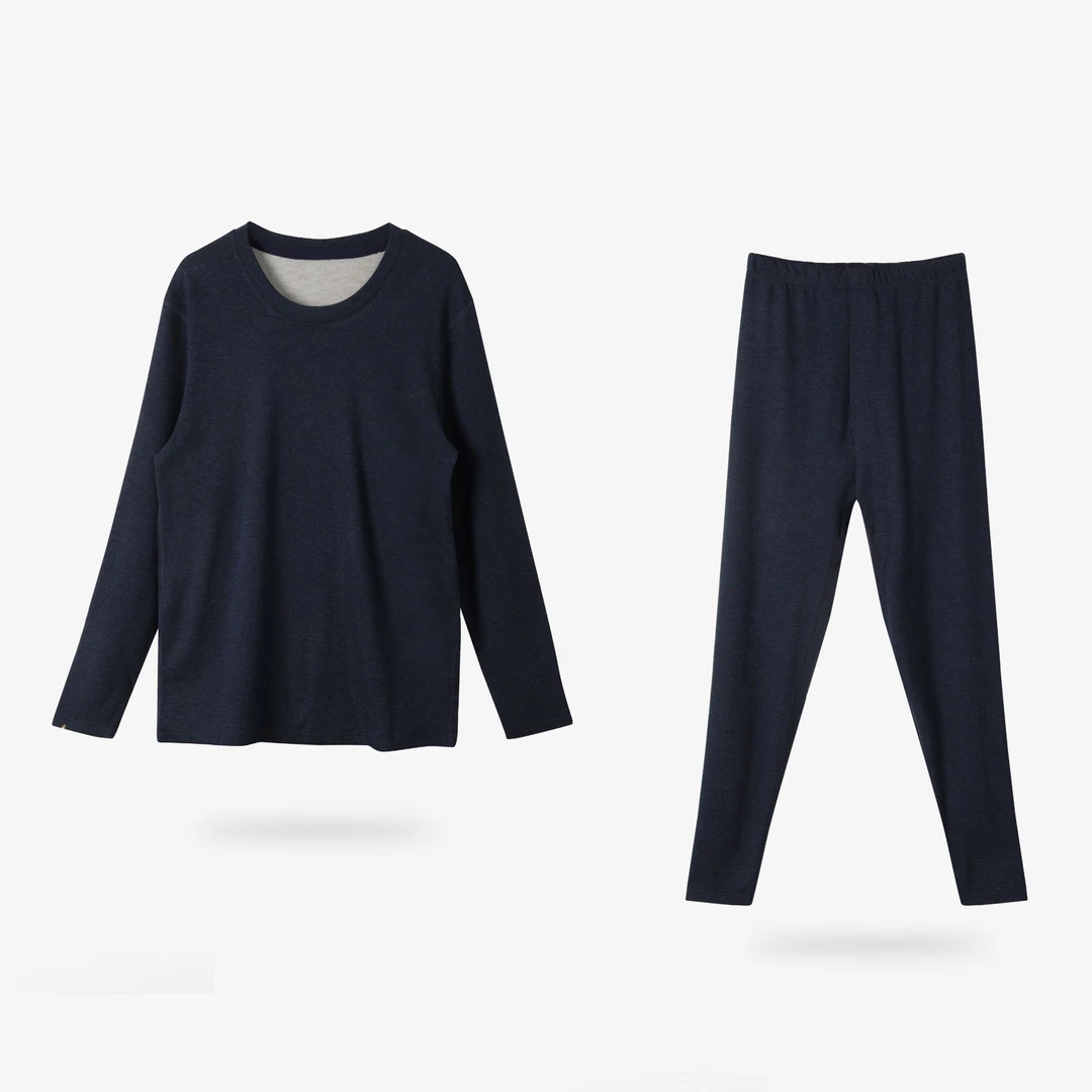 【9.21 ML】简约款毛绒感舒适男士保暖套装