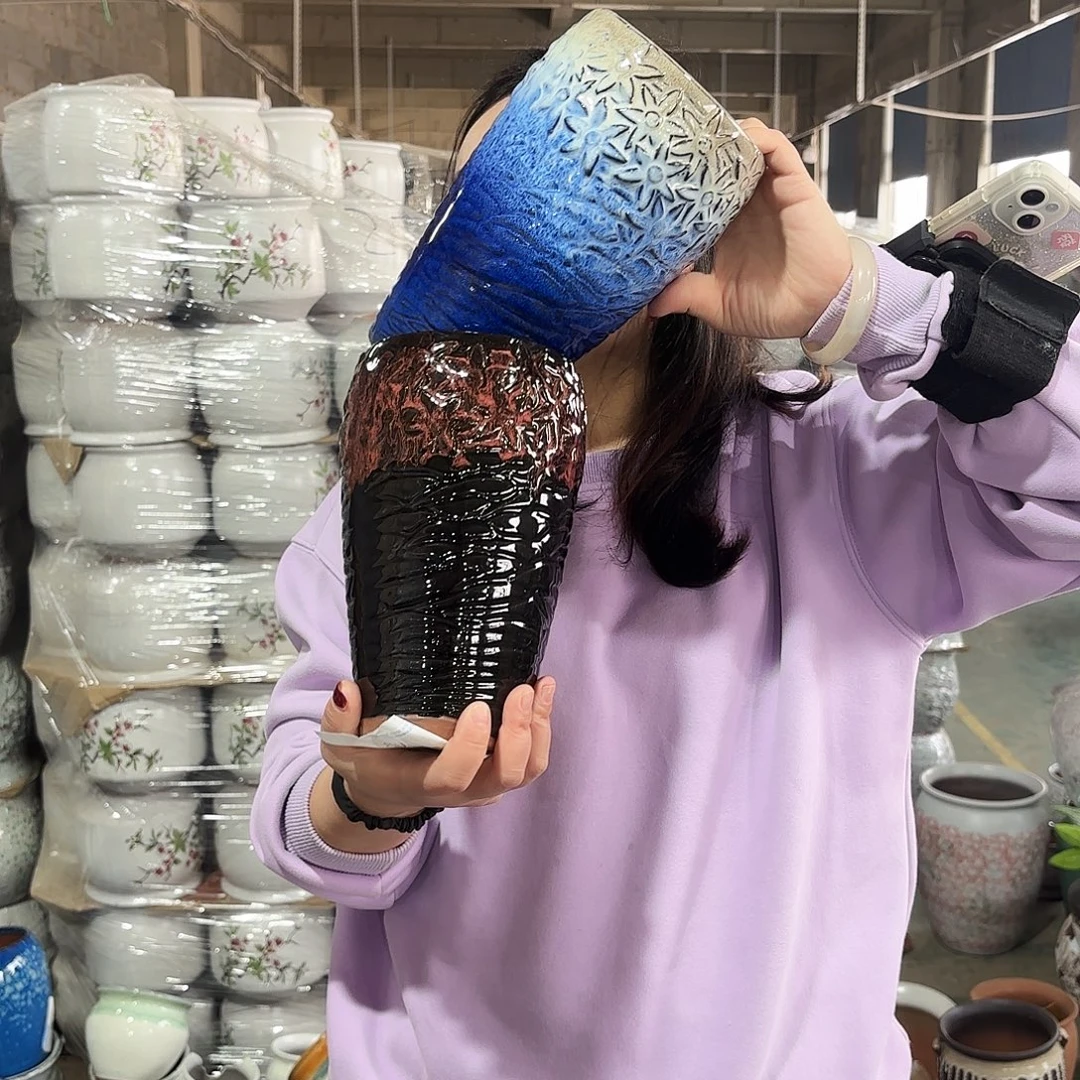 正品两个高22/12红陶