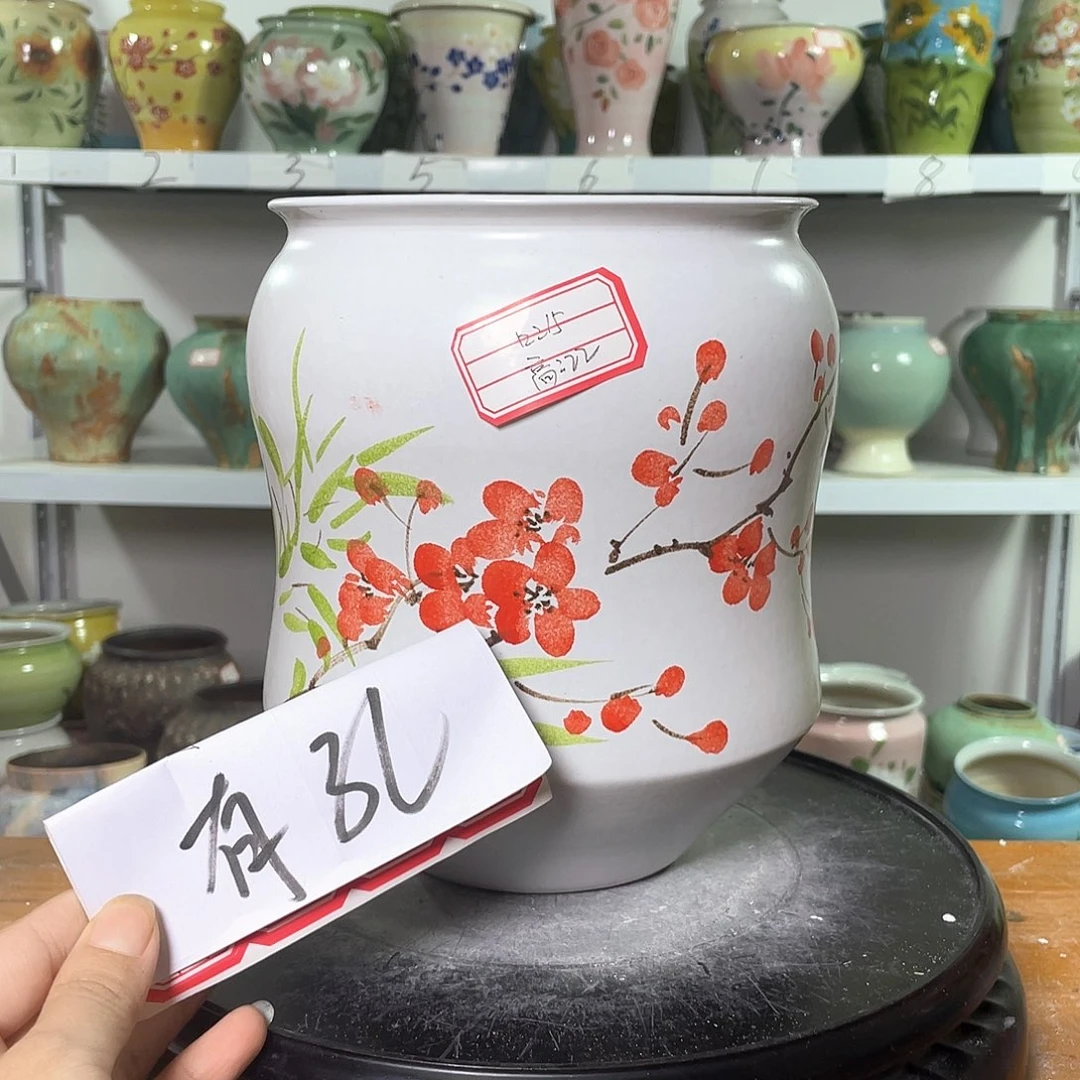 景德镇陶瓷花盆微瑕