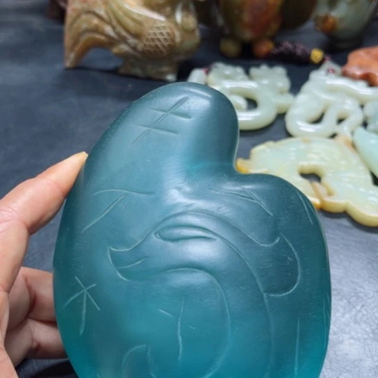 吊坠白玉菩提把件