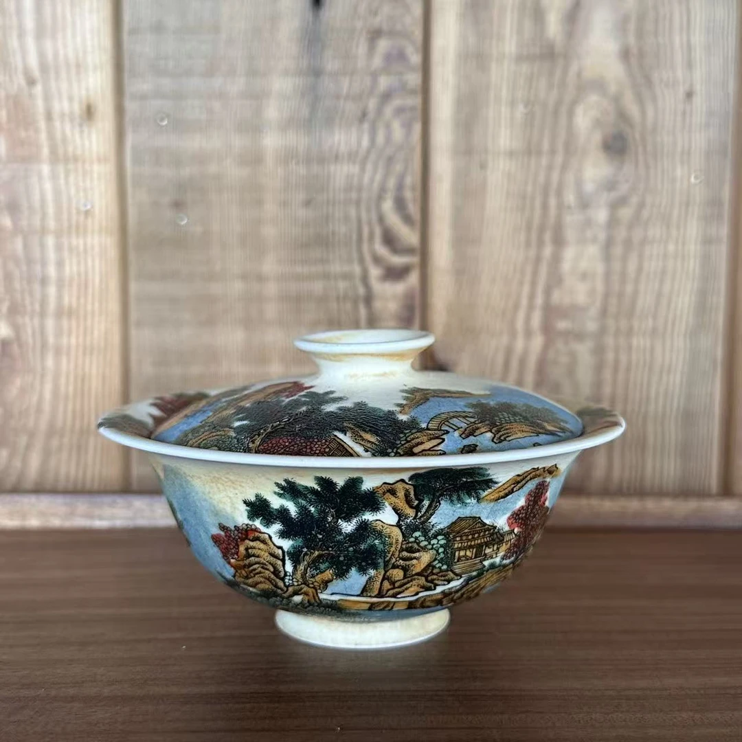 【静姐小院】清水富春小乔盖碗(洞尚181)