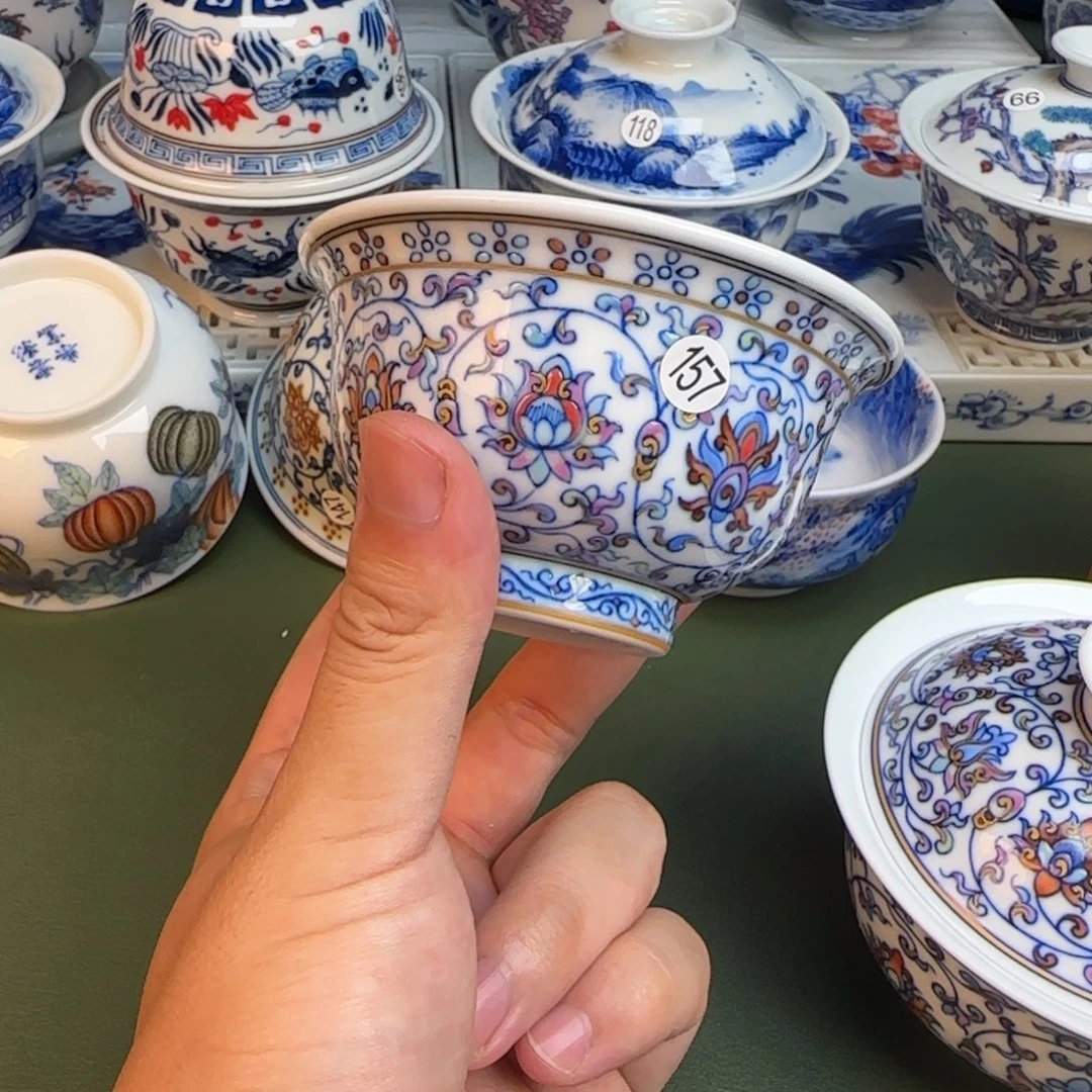彦祖纯手工手绘茶具157
