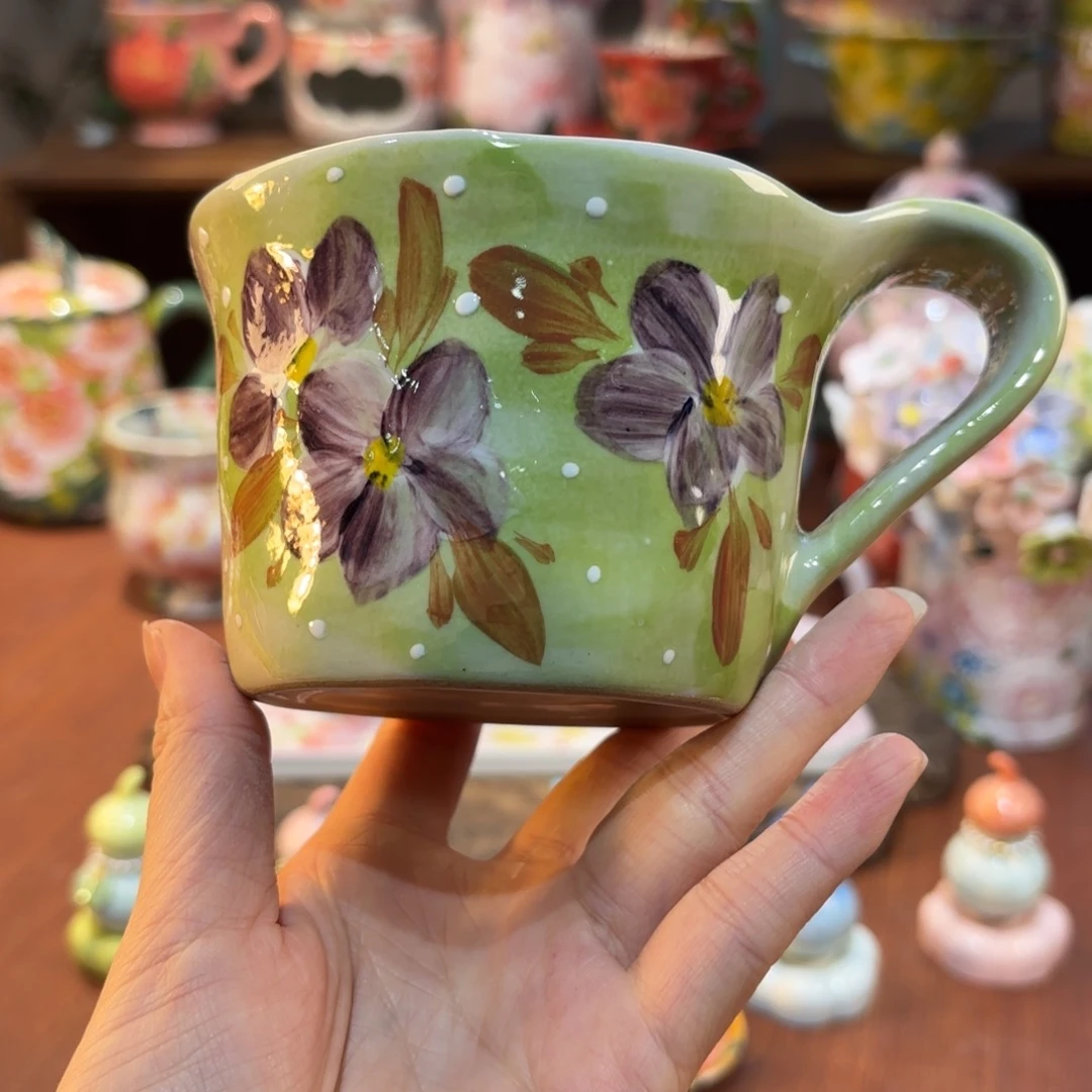 景德镇手绘高温釉下彩陶瓷茶具