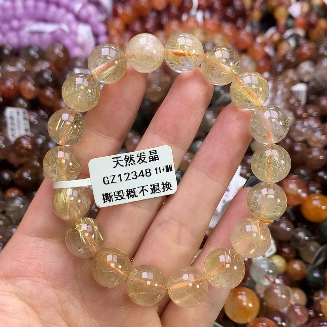 水晶手链未镶嵌，