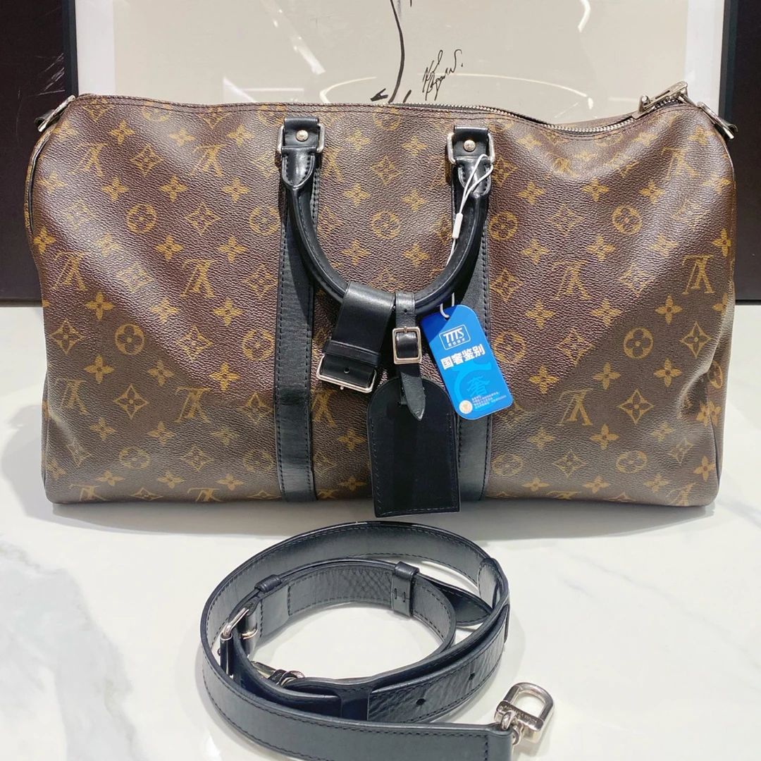 95新 LouisVuitton/路易威登 lv keepall45 斜挎手提包（13076）