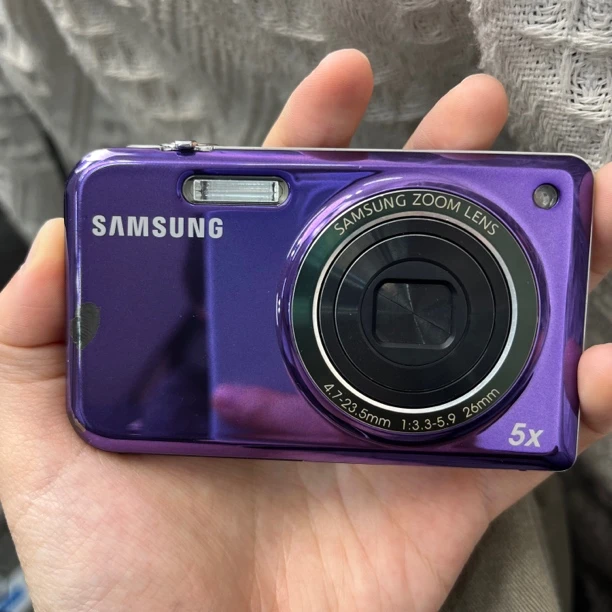 9新 Samsung/三星 pl170紫色1610w像素5x光变ccd数码相机