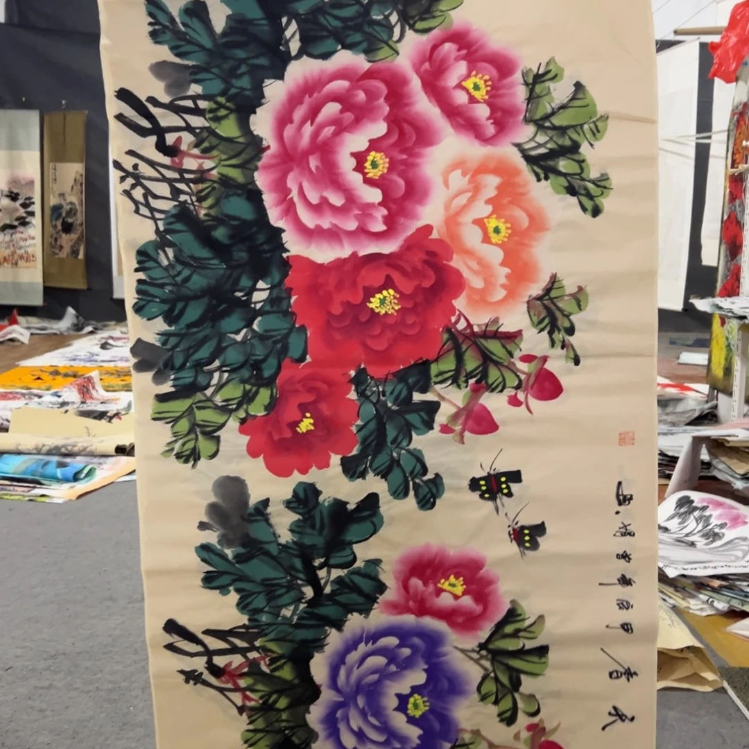 国画国画作品画心一张