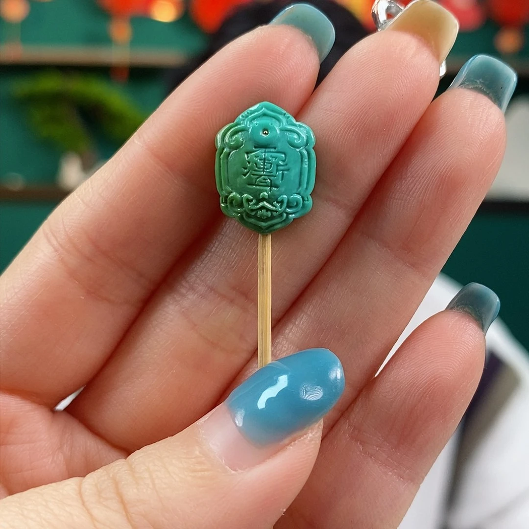 绿松石珠宝奇石未镶嵌