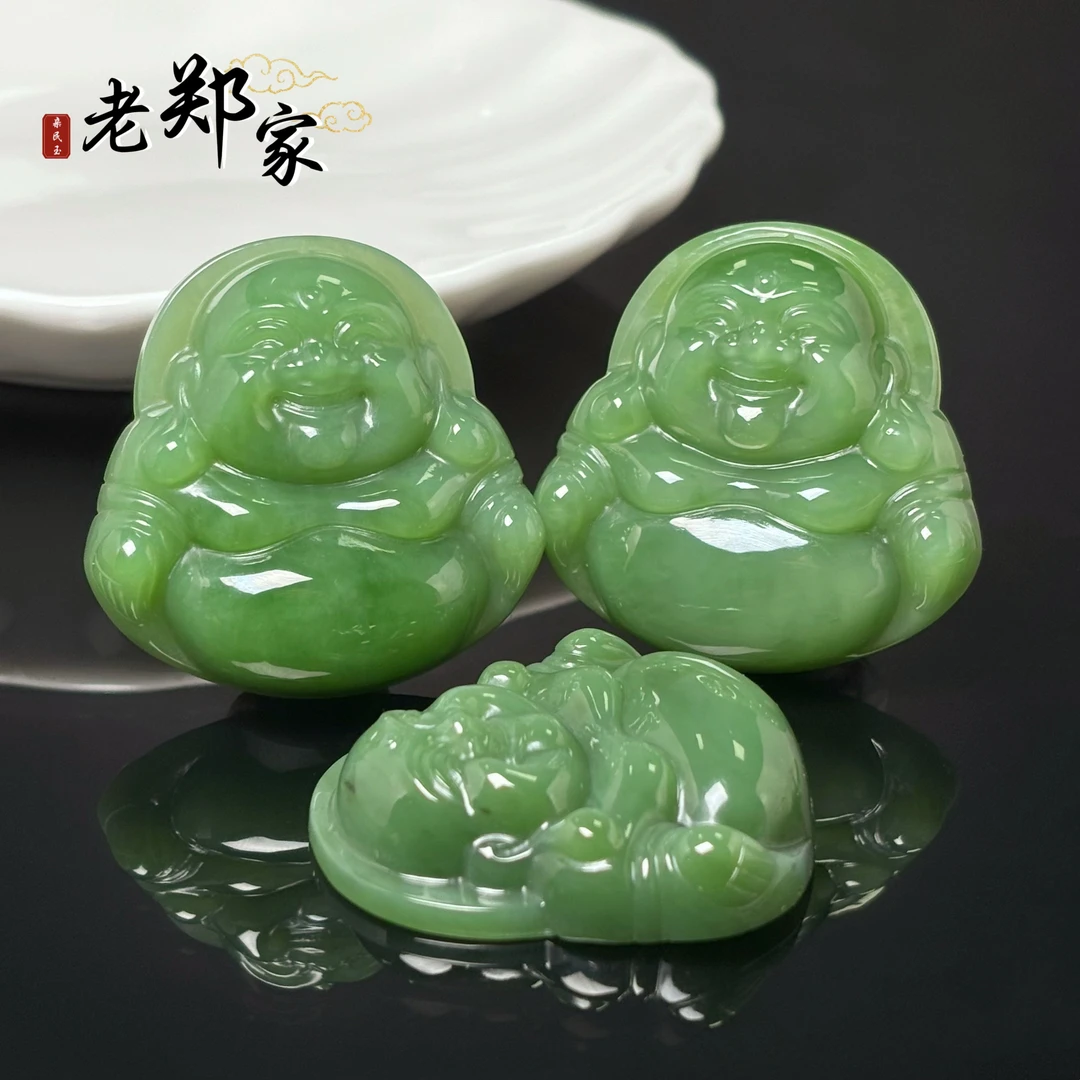 和田玉佛公挂件 （多样性发1件）YQF1583带珠链