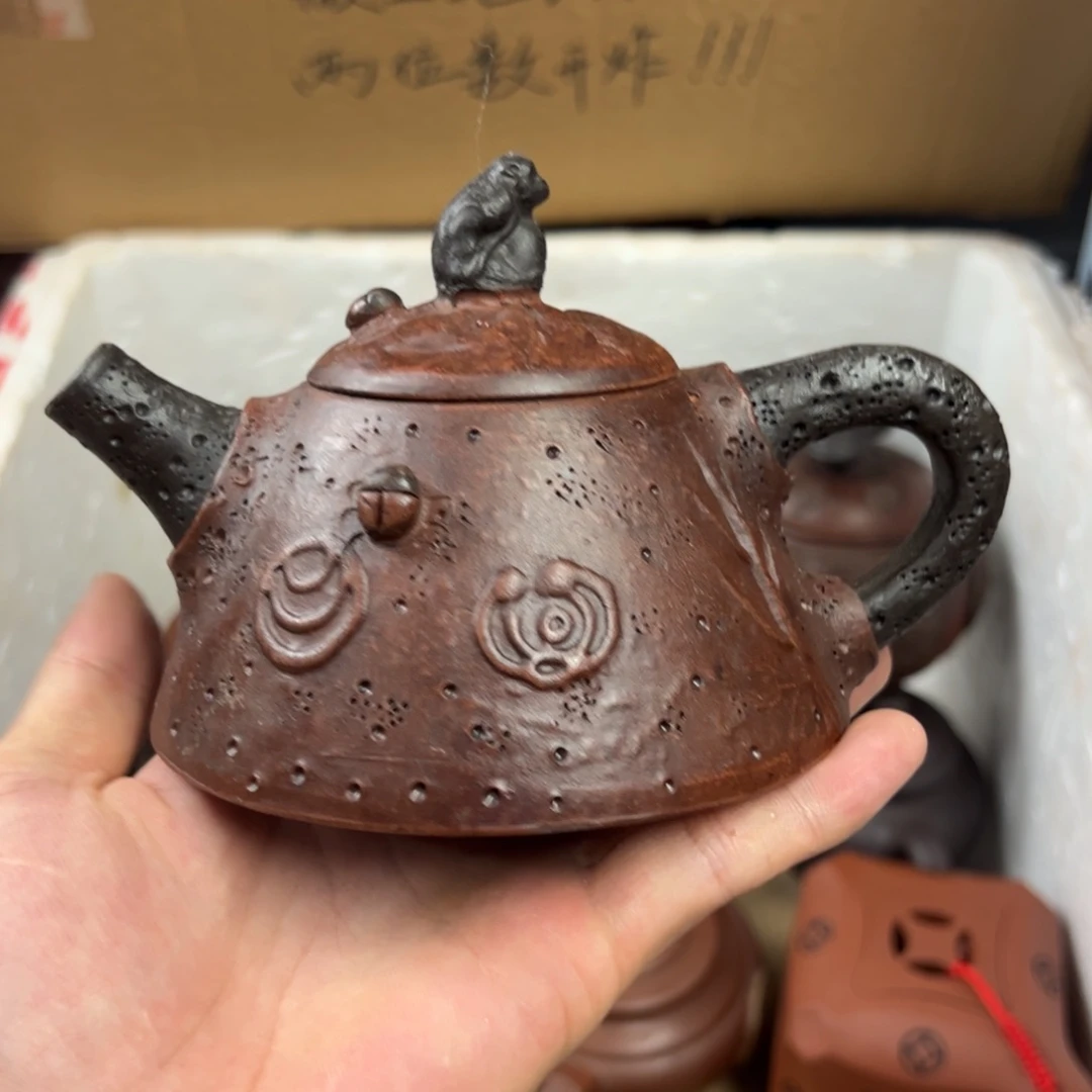 紫砂茶壶宜兴原矿紫砂壶280毫升容量