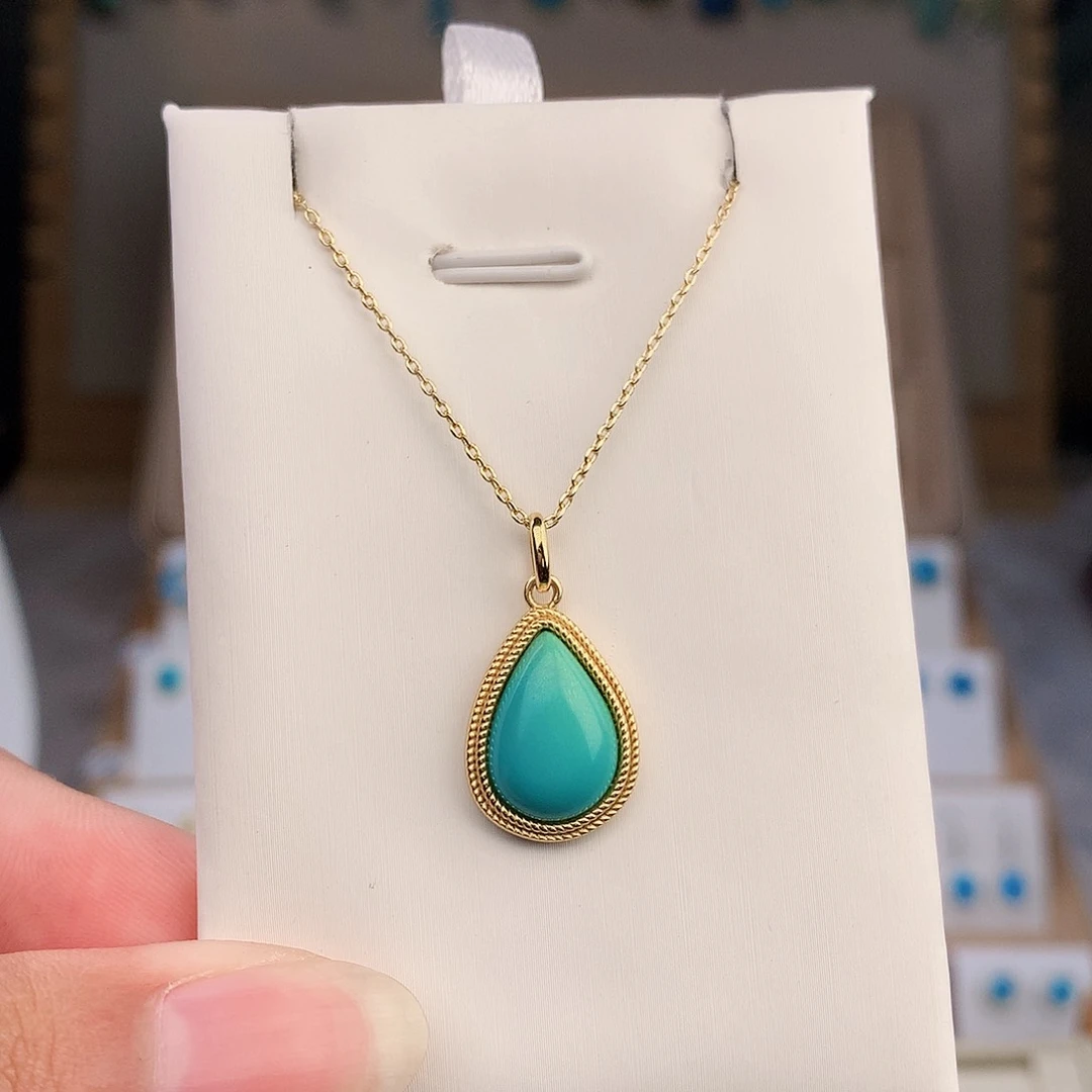 绿松石未镶嵌颈饰❤️***