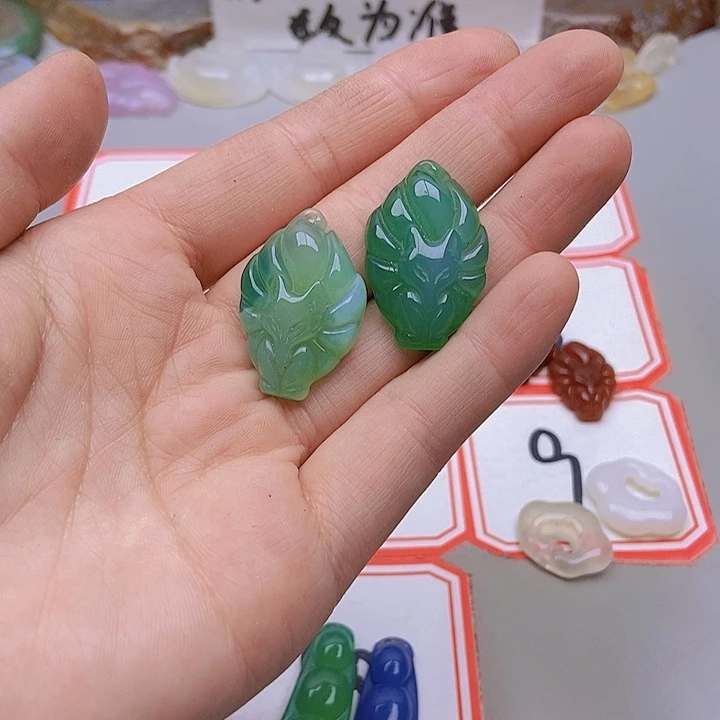 【闪购商品】未镶嵌玛瑙/玉髓珠宝半成品深**息