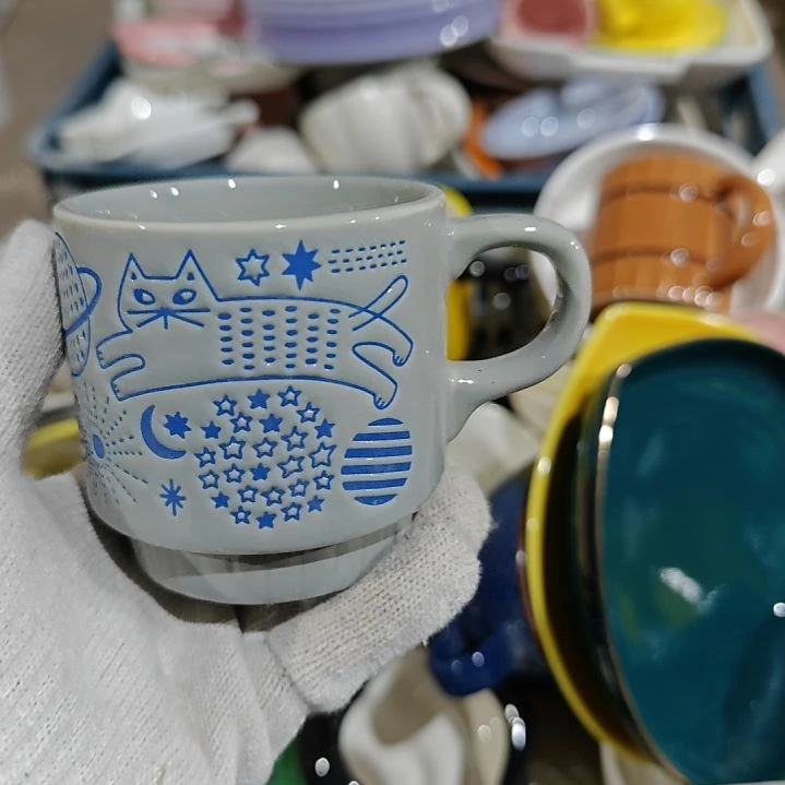 杯陶瓷杯碗盘微瑕疵介意慎拍