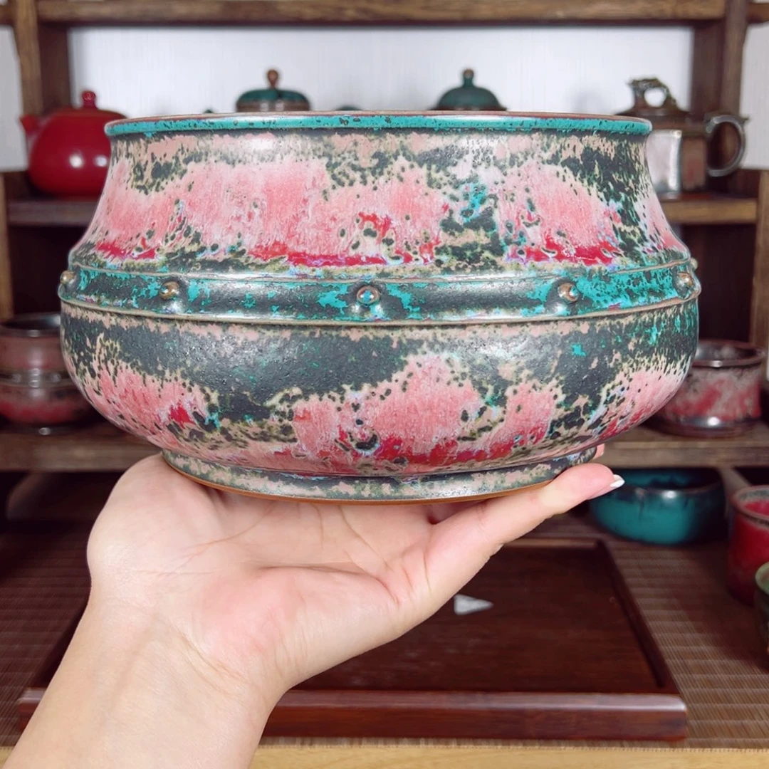 陶摆件李自伟钧瓷 神垕镇原产地
