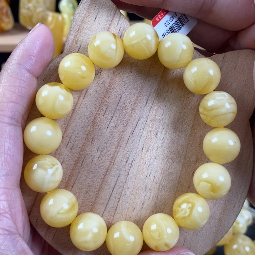 未镶嵌蜜蜡裸石14➕满蜡白花