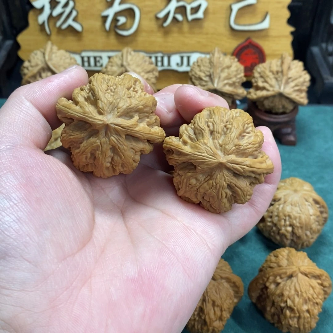 文玩核桃把件大粗筋43修