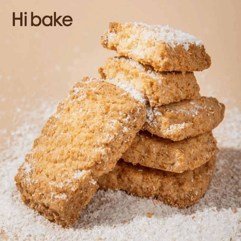 Hibake黄油椰子酥曲奇饼干手工制作糕点嘴馋饱腹休闲黄油小甜
