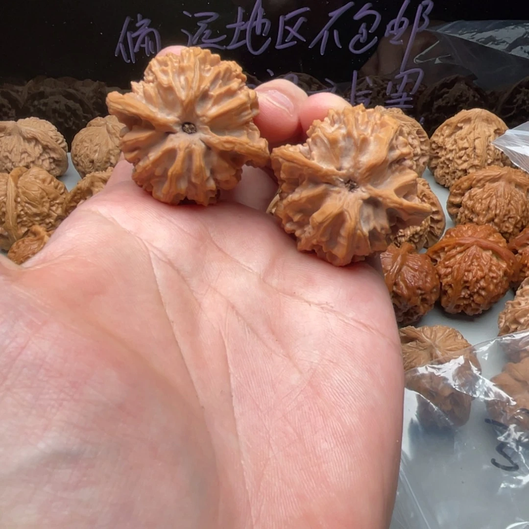 ****核桃把件41苹果园