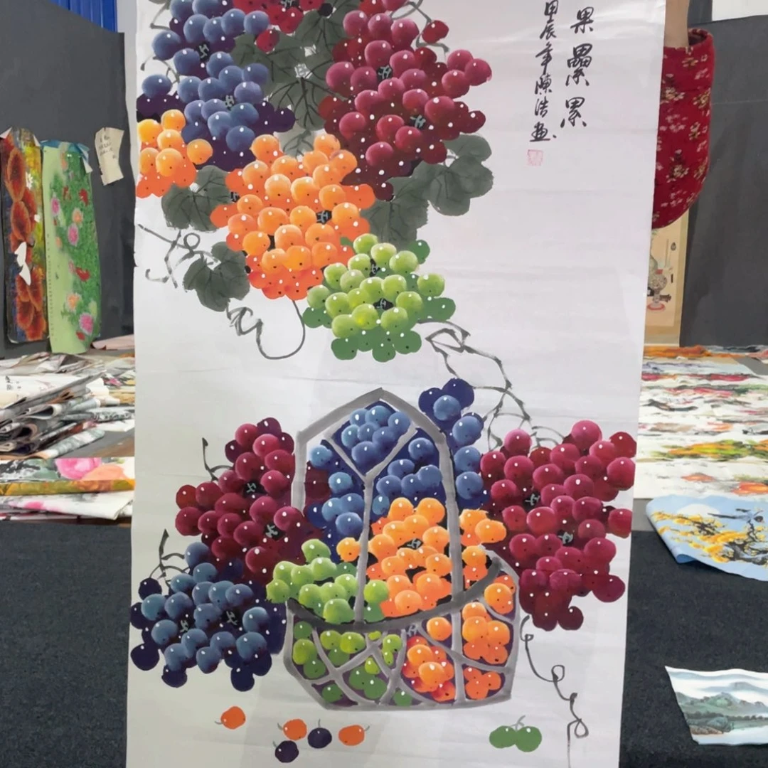 国画国画作品画心一张