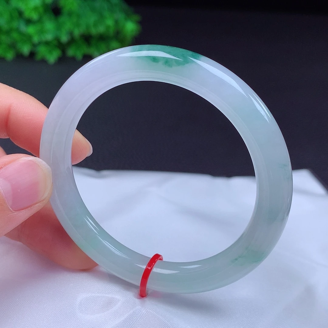 翡翠未镶嵌手镯52圈688006