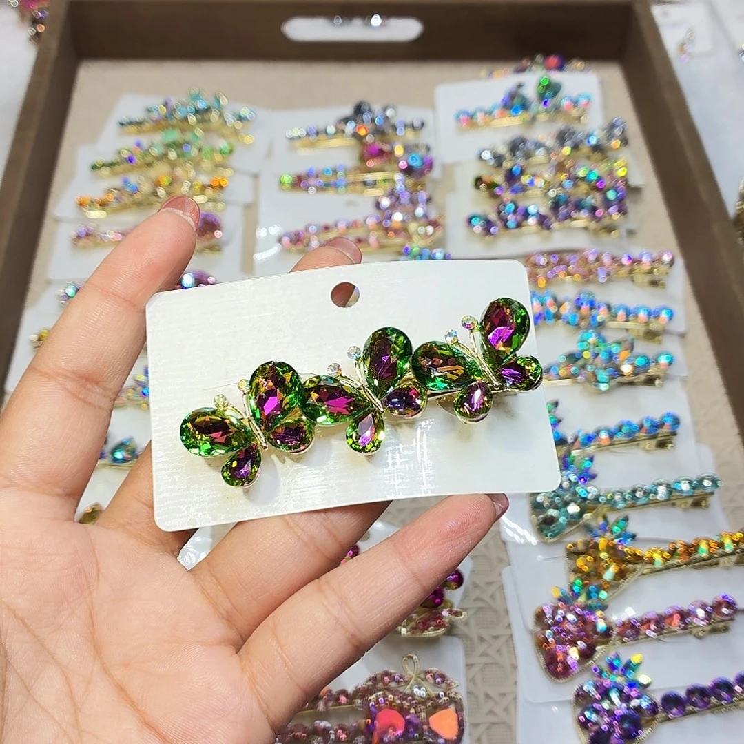 布艺铁合金发饰发夹发夹