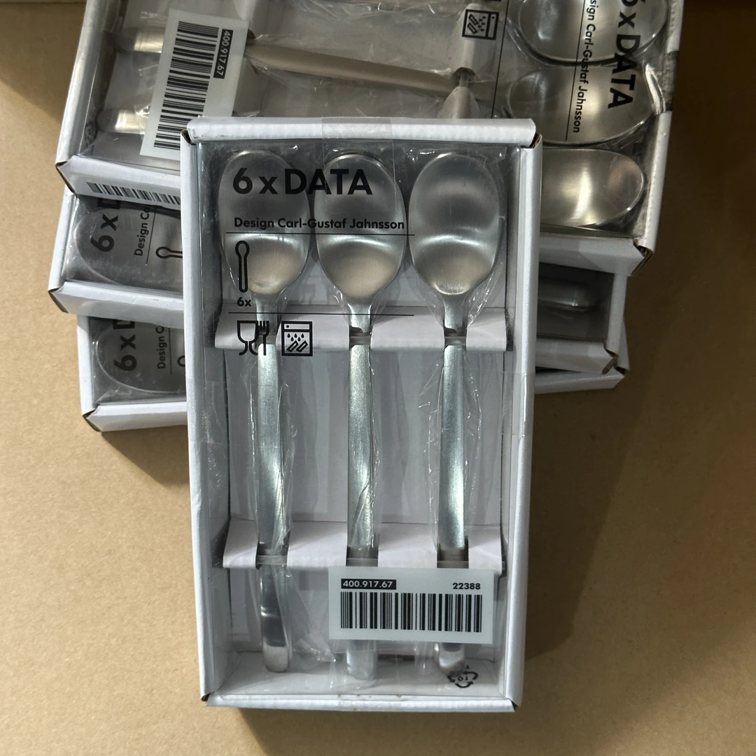 盒子微脏 6支装勺子家用精致