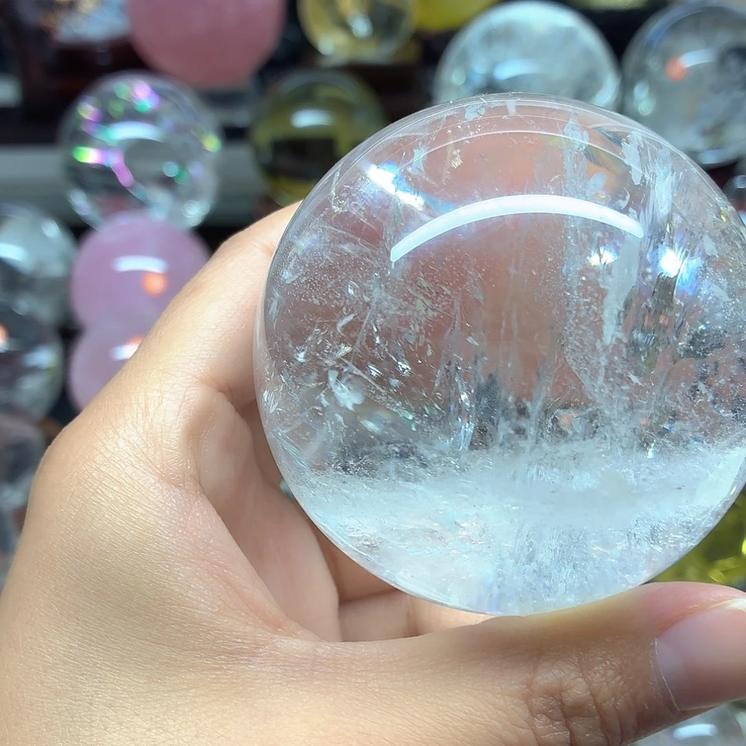 水晶未镶嵌珠宝半成品白水晶7