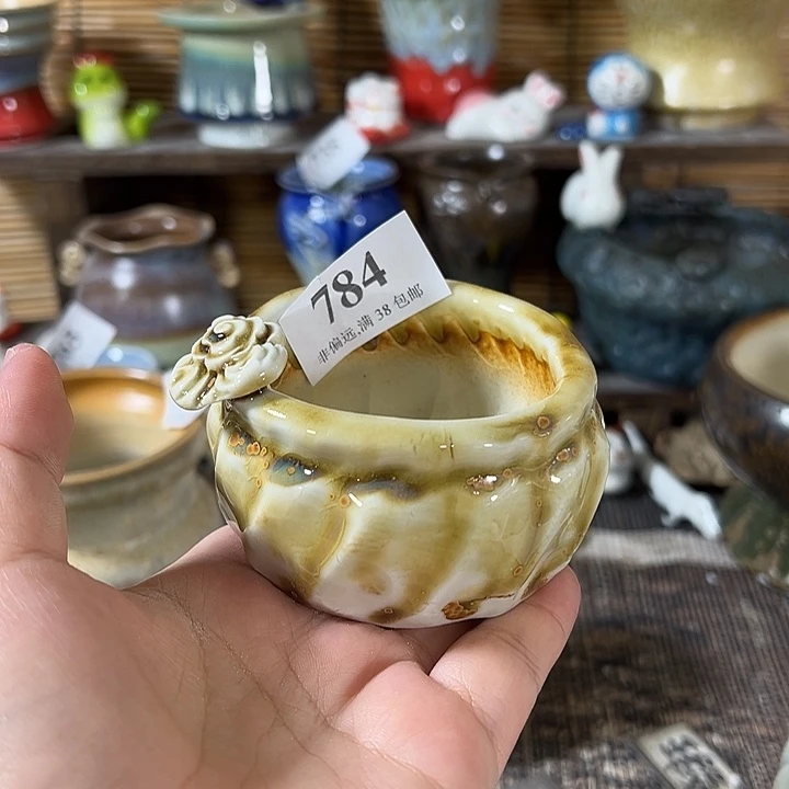 口6 手工花盆满30包邮
