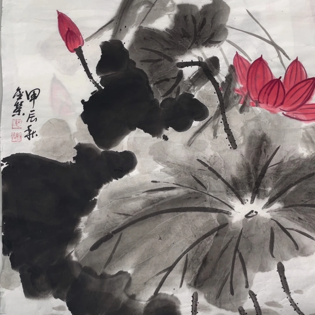 姑***韵国画任金荣老师绘画