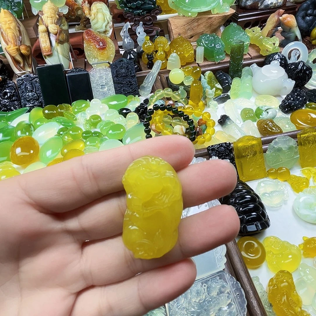 岫玉未镶嵌吊坠(不含链)