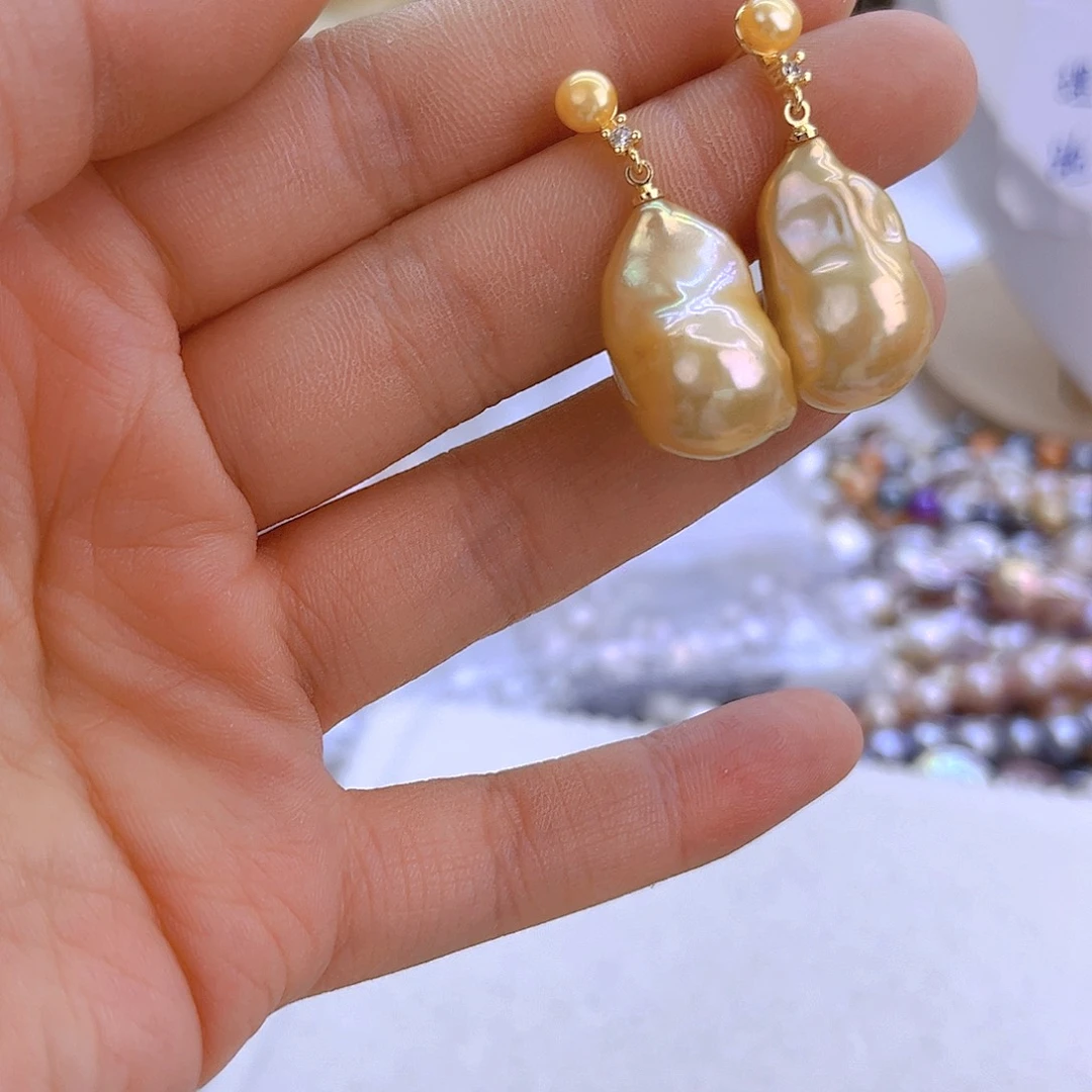 银S925镶嵌淡水珍珠项链定制858