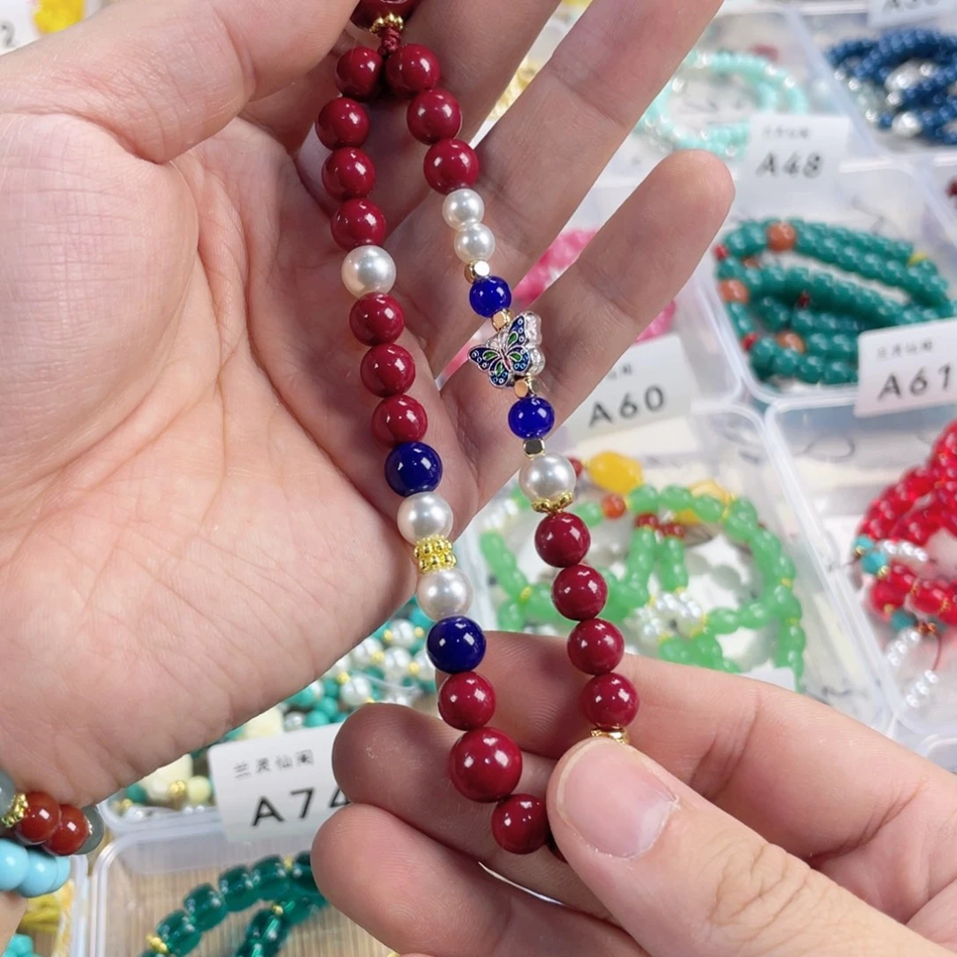 玛瑙手饰银S925镀金镶嵌